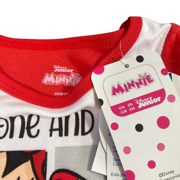 Disney Junior Minnie Mouse Toddler Girls 2 Piece Pajama Set Size 18 Months - Picture 8 of 8